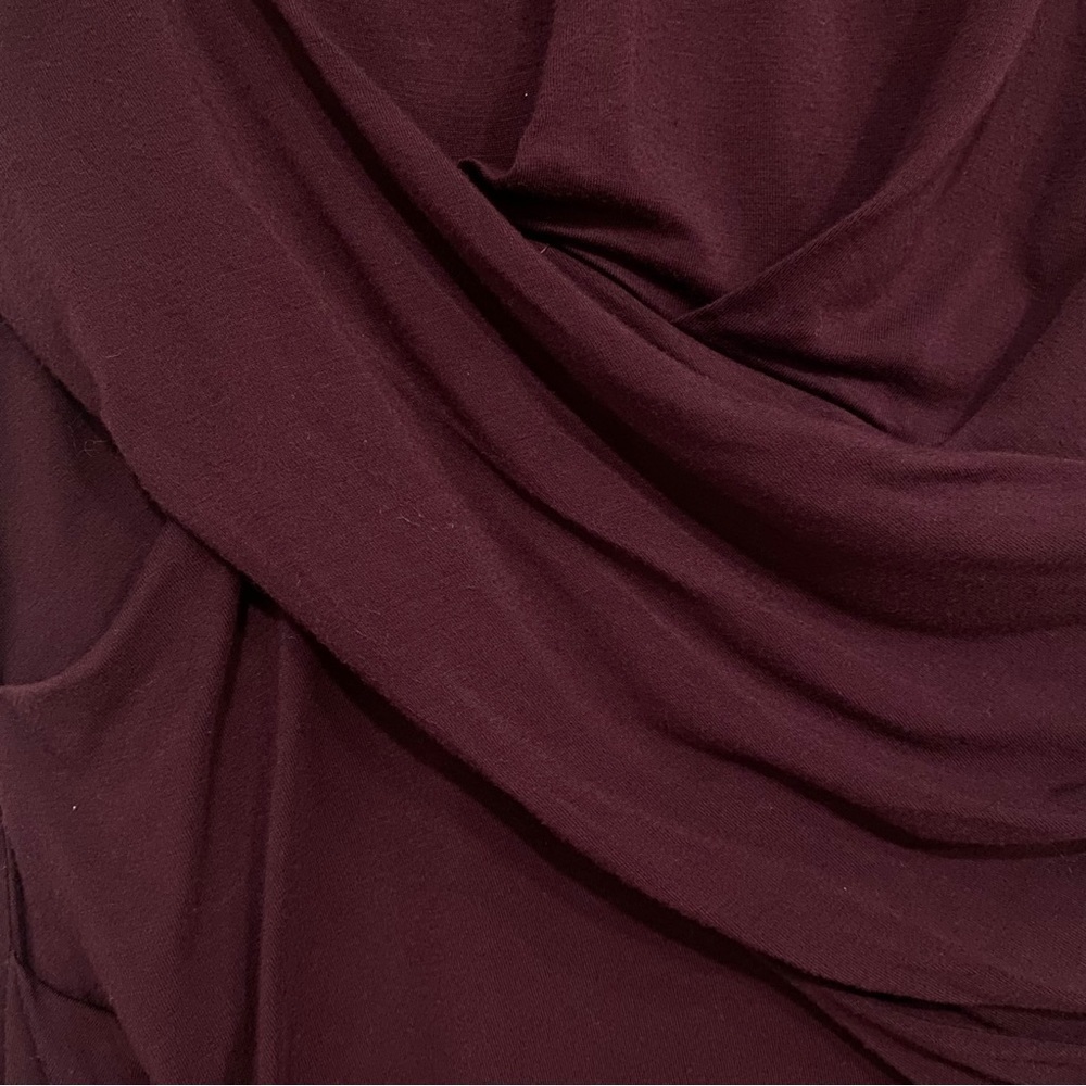 Kut From The Kloth | Mollie Dress Knee Length Spandex Ruched Purple Size 10 - Picture 4 of 7